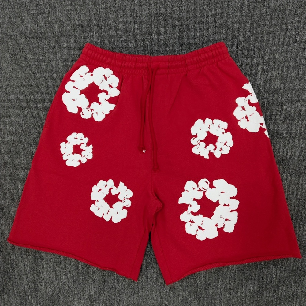 Denim Tears Red Shorts